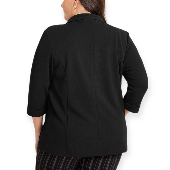 Maurices Plus Size Black Open Front Blazer size 3X - Picture 2 of 9